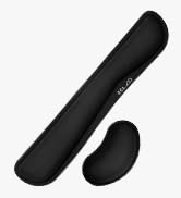 ELZO Wrist Rest Support for Keyboard & Mouse Pad Combo with Comfortable Memory Foam Padding, Nons...