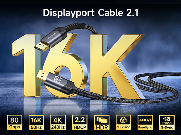 displayport cable 2.1 1