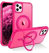 BENTOBEN for Magnetic iPhone 11 Pro Max Phone Case [Compatible with MagSafe] Rotatable Ring Holde...
