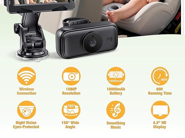 wireless baby car monitor