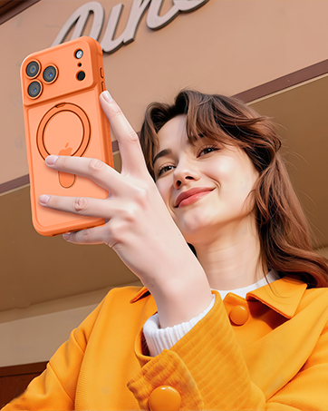 iphone 17 pro max case orange