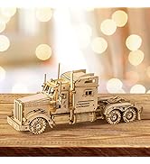 ROKR Model Car Kits Wooden 3D Puzzles Model Building Kits for Adults - Educational Brain Teaser A...