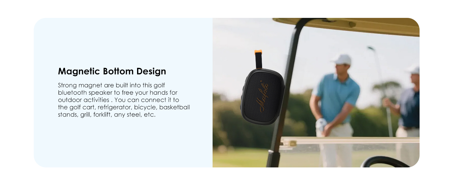 magnetic bluetooth speaker
