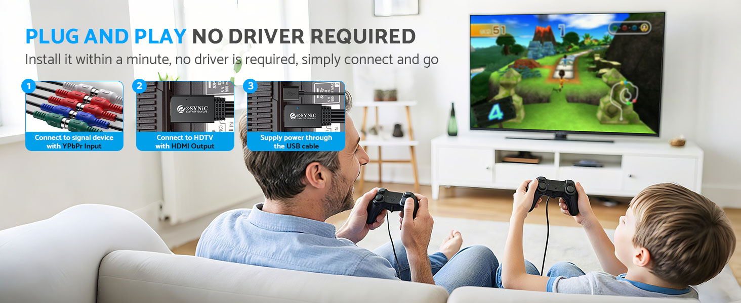 ypbpr Female to hdmi male