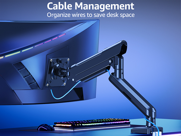 single monitor desk mount