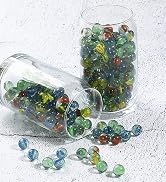 ARSUK Cat's Eye Glass Marble Runs, Comes in a Bag, Protection Against Damage, Sports Toys &amp; Outdo...