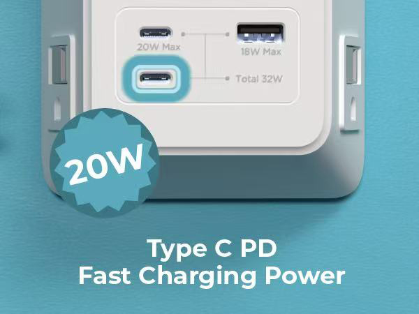 USB PD Outlet Extender