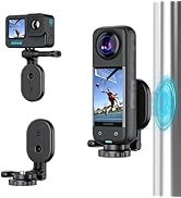 JJC Magnetic Mount Stand for Insta360 X5 X4 X3, DJI Osmo Pocket 3 Action 5 Pro/4/3 Osmo 360, Gopr...