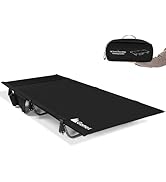 Gonex 31.5" Extra Wide Camping Cot with Premium Pillow Pocket Supports 350lbs, Portable Ultraligh...