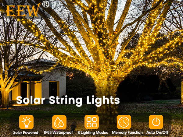 Solar String Lights Outdoor
