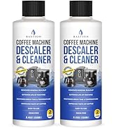 Bastion Coffee Machine Descaler &amp; Cleaner - 4 Uses. (2 Bottles) Universal Descaling Solution Comp...