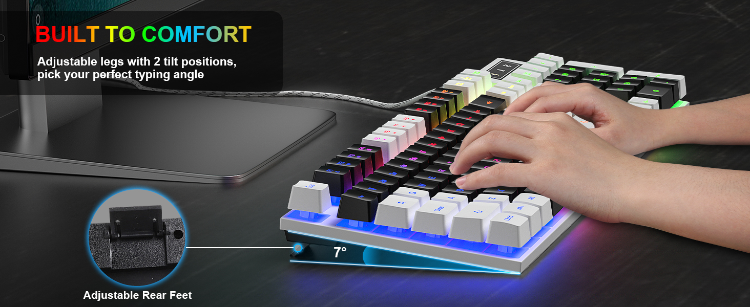 comfortable gaming keyboard