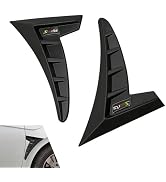 Foelony 2 PCS Car Fender Side Vent Stickers, Automotive Side Door Fender Vent Outlet Stickers, Sp...