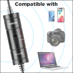 boya by-m1s lavalier lapel microphone