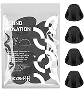 1.5” Bigfoot Isolation Feet - Non Adhesive Rubber Stoppers - 4 Pack Non-Skid Rubber Bumpers for T...