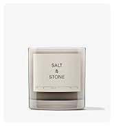 Salt &amp;amp; Stone Candle with a clean, calming scent.
