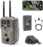 GardePro E8 2.0 Pro WiFi Trail Camera (Non-Cellular), Dual Antennas, Stable Connection, 4K Video,...