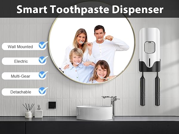 electric toothpaste dispenser