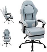 Shintenchi Gaming Chair, Ergonomic Office Chair with Footrest, Lumbar Support and Linkage Armrest...