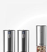 SAKAMOSH Electric Salt and Pepper Grinder Set
