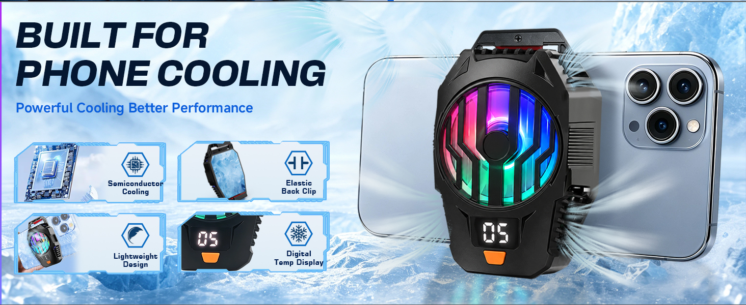 Clip-On Phone Cooler