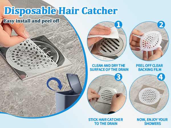shower hair drain catcher