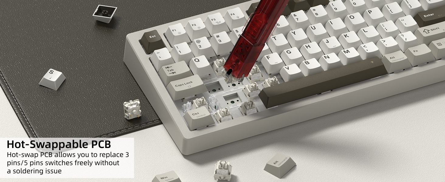 75% Keyboard Custom Keyboard Hot-Swappable Keyboard Mechanical Gaming Keyboard