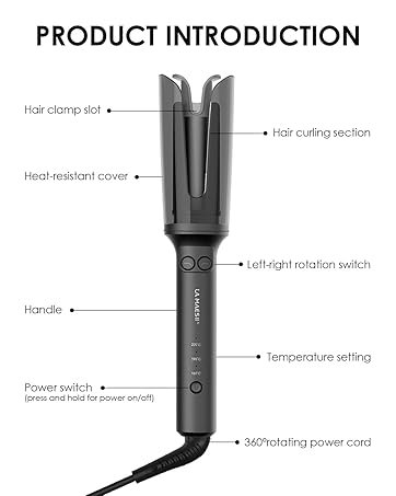 automatic rotating curling iron