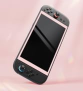 eXtremeRate 2 Pack Screen Protector for Nintendo Switch 2, Pink Border | 9H Tempered Glass Film, ...