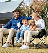 Padded 3 Person Camping Chair