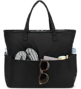 Waterproof Beach Tote Pool Bags for Women Ladies Extra Large Gym Tote Carry On Bag With Wet Compa...