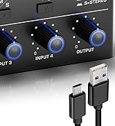 4 channel audio mixer