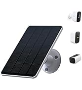 Solar Panel Charger Compatible with eufyCam 3/3C/2/2 Pro/2C/2C Pro/E/SoloCam E20/E40, 360° Adjust...