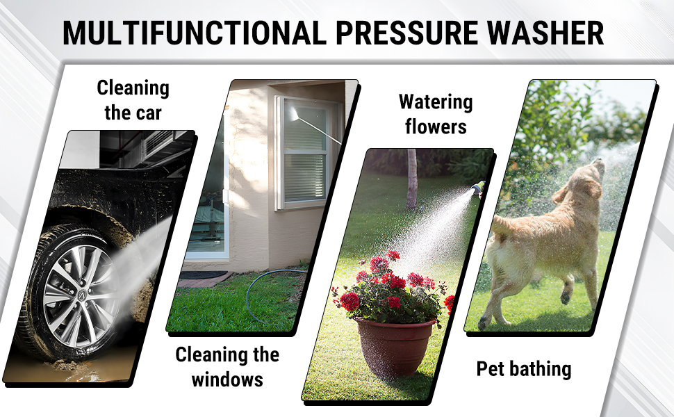 High and Portable Pressure Washer