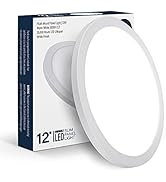 Lunabode LED Flush Mount Ceiling Light, Light Fixture, LED Lights for Room, Kitchen Lights, Garag...