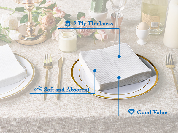 disposable paper napkins