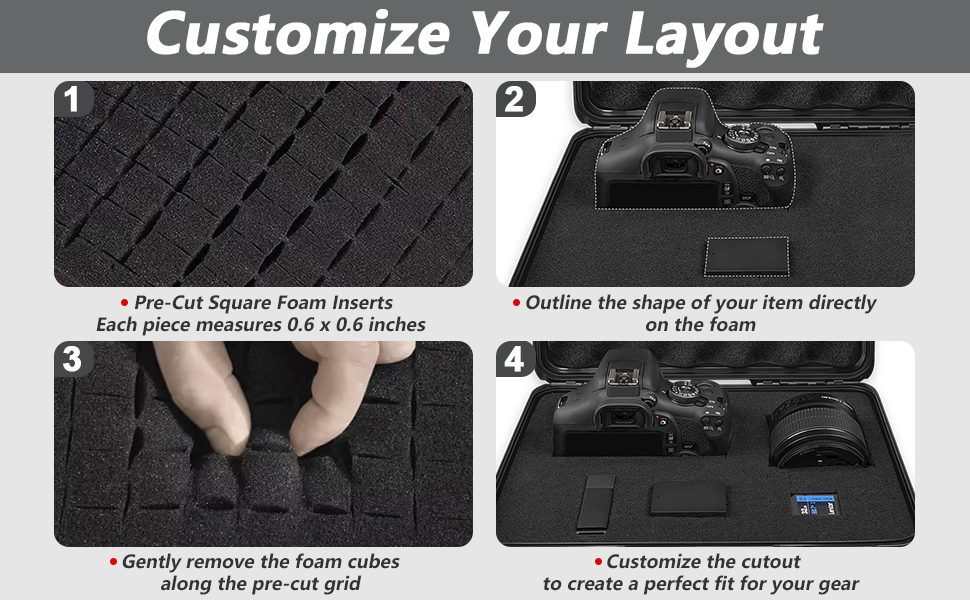 11 Inch hard Foam Case