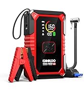 GOOLOO A5 Jump Starter with Air Compressor, 4000A Car Battery Jump Starter (All Gas/10.0L Diesel)...
