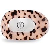 TELETIES - Large Flat Round Clip - Strong Grip, Bendable Teeth, Comfortable Curved Design - For L...
