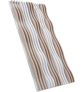 Large Acoustic Wall Panels 47.2"x23.6"x1.57"4-Pack,3D DIY Wave Sound Proof Panels for Walls, Peel...