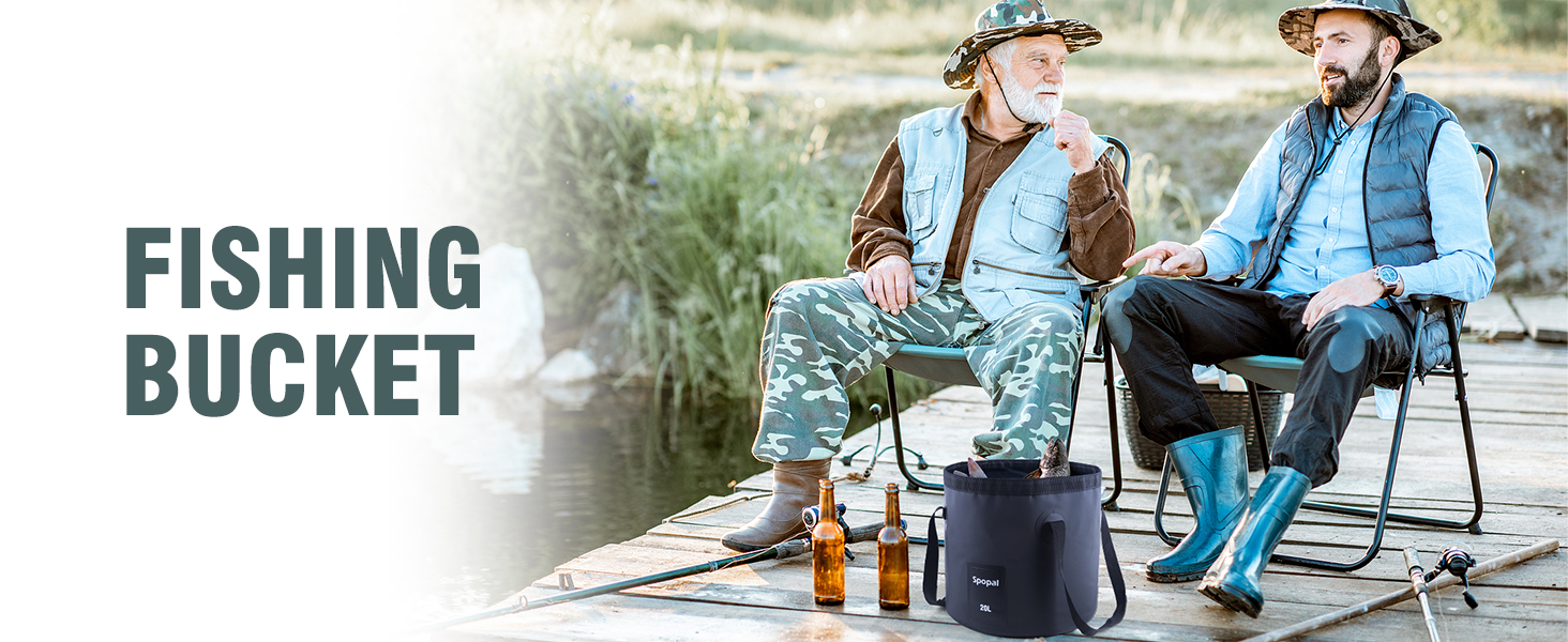 Foldable Bucket 20L for Camping