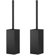 FORIOUS Toilet Brush and Holder Set, Heavy Duty 304 Stainless Steel Base Square and Long Handle f...