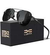 LUENX Aviator Sunglasses for Men Women Polarized - UV400 Protection, Stylish Shades 59 MM, Drivin...
