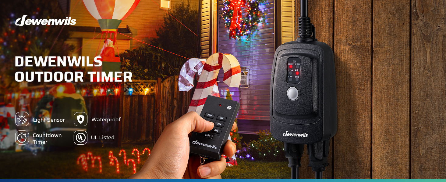 Christmas outdoor timers