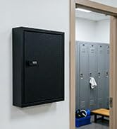 KYODOLED 100Keys Key Cabinet Organizer, Key Lock Box Wall Mount with Code, Large Keys Storage Com...