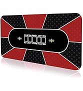 47" x 24" Poker Mat for Table,Smooth Water Repellent Surface,Nonslip Rubber Bottom, Foldable Texa...