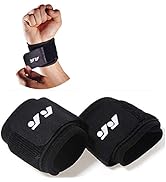 Ovyuzhen Wrist Support Brace Sports Exercise Training Hand Protector Neoprene Wrist Wraps with Th...
