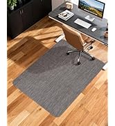 Soimeat Office Chair Mat for Hardwood Floor, 35.4" x 47.2" Desk Computer Chair Mat for Hard Wood ...