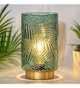 Battery Operated Table Lamp, Cordless Lamps for Home Décor, Nightlight with LED Bulb with Timer f...