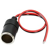 Electop Car Charger Power Cigarette Lighter Female Socket Cable Plug Adapter